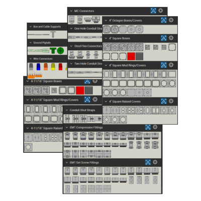 Bluebeam Tool Set Electrical Rough-in Bundle