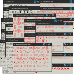 Bluebeam Tool Set Fire Alarm Symbols