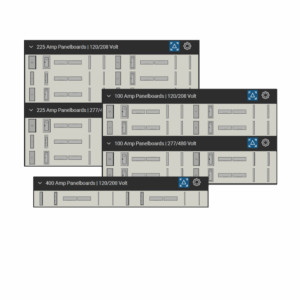Bluebeam Tool Set Panelboards