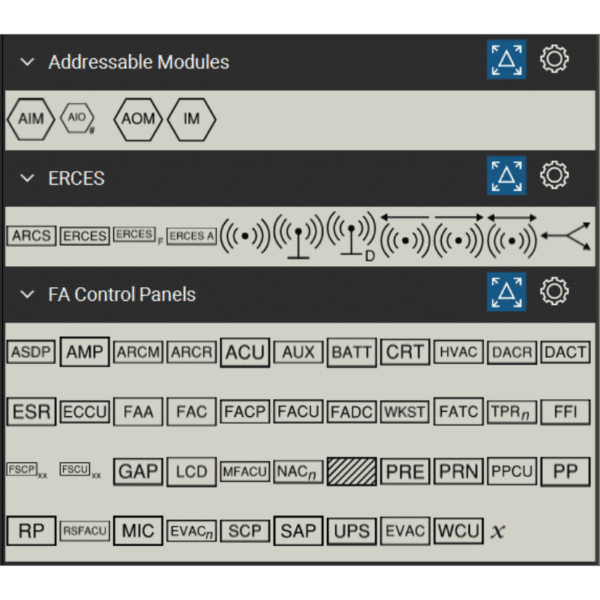Bluebeam Tool Set Fire Alarm Symbols