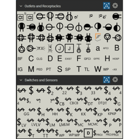Bluebeam Tool Sets | Common Electrical Symbols | Digital Download