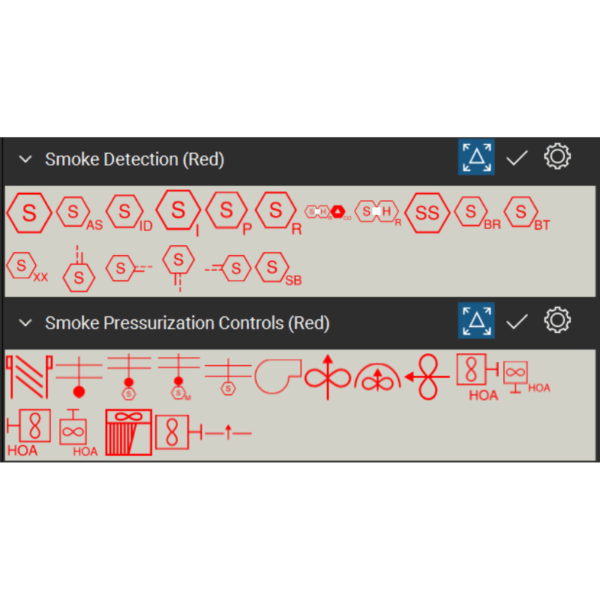 Bluebeam Tool Set Fire Alarm Symbols