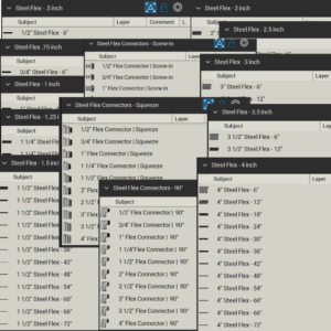 Bluebeam Toolset Steel Flex and Connectors Overview
