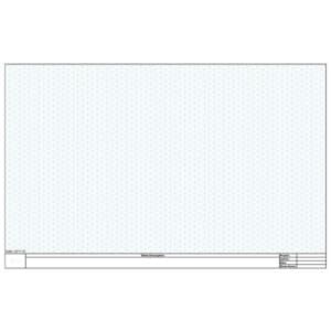 Blank Template 11x17 (Landscape ISO Grid)