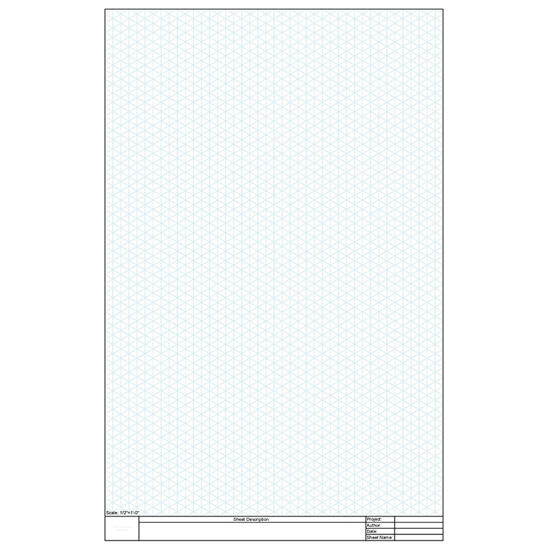 Blank Template 11x17 (Portrait ISO Grid)