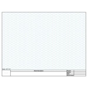 Blank Template 8.5x11 (Landscape ISO Grid)