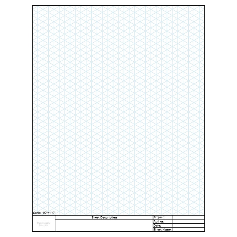 Blank Template 8.5x11 (Portrait ISO Grid)