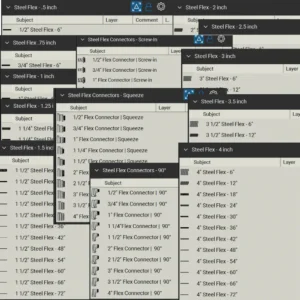 Bluebeam Toolset Steel Flex and Connectors Overview